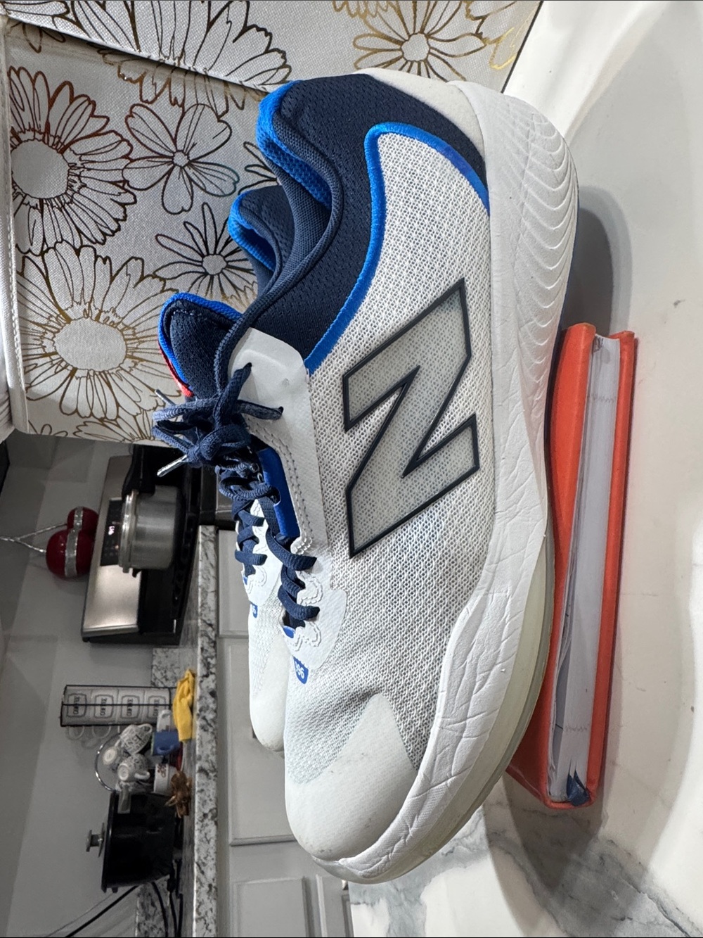New Balance 996v6 fuel cell  MCH 996 White and Navy Running Shoes